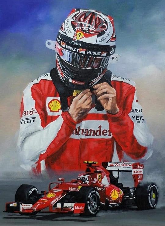 Kimi Raikkonen Poster Print, Racing Driver, Posters for Wall, Wall Art, Canvas Art, Kimi Raikkonen Decor, Artwork, No Frame Poster, Original Art Poster Gift Size 24 x 32 Inches