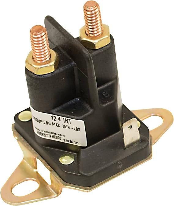 Stens Starter Solenoid 435-700 Compatible with Husqvarna Most Riders and Zero Turn mowers 539101714
