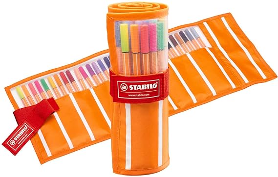 STABILO - point 88 - Fineliner - Rollerset of 30 - Assorted colors including 5 Neon colors