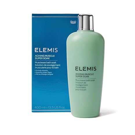 ELEMIS Aching Muscle Super Soak 400ml, Natural Bath Milk Soak To Ease Muscle Aches & Tension | Natural bath milk soak to ease muscle aches and tension. Foaming bath soak infused with rosemary, thyme and clove to recharge