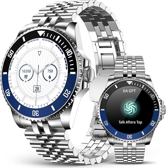 SOUYIE GPT AI Smart Watch Men, Fitness Tracker Waterproof