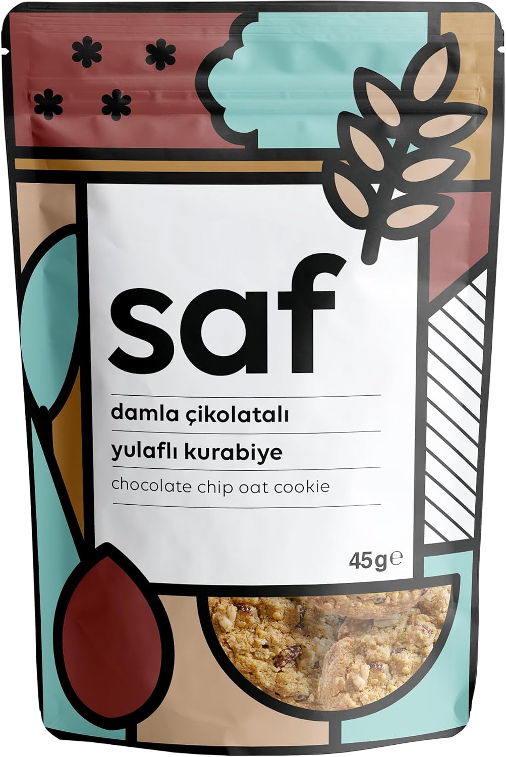 Pure Drop Chocolate Oatmeal Cookies 45 g