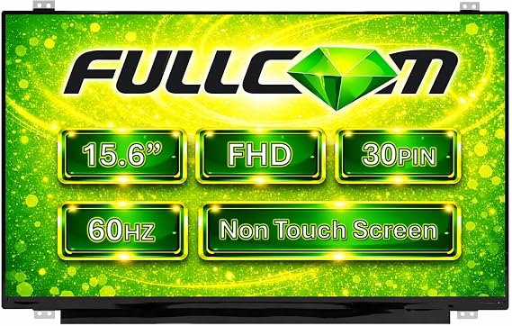 New LCD Replacement Screen 15.6 Inch B156HAN04.1 FHD 1920x1080 (with Brackets) 30 Pin Compatible with B156HAN04.0 for Laptop/Display/Screen/LCD Application