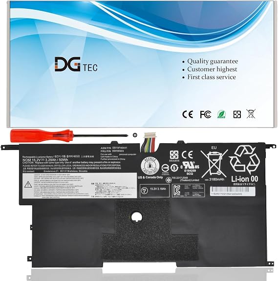 00HW002 00HW003 SB10F46440 SB10F46441 Laptop Battery for Lenovo THINKPAD X1 Carbon GEN 3 2015 Gen 2 14" Series (15.2V 50Wh/3180mAh)
