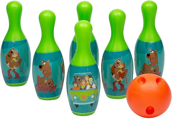 Fun Express 8" Scooby-Doo Bowling Pins & Bowling Ball Game Set - 7 Pieces