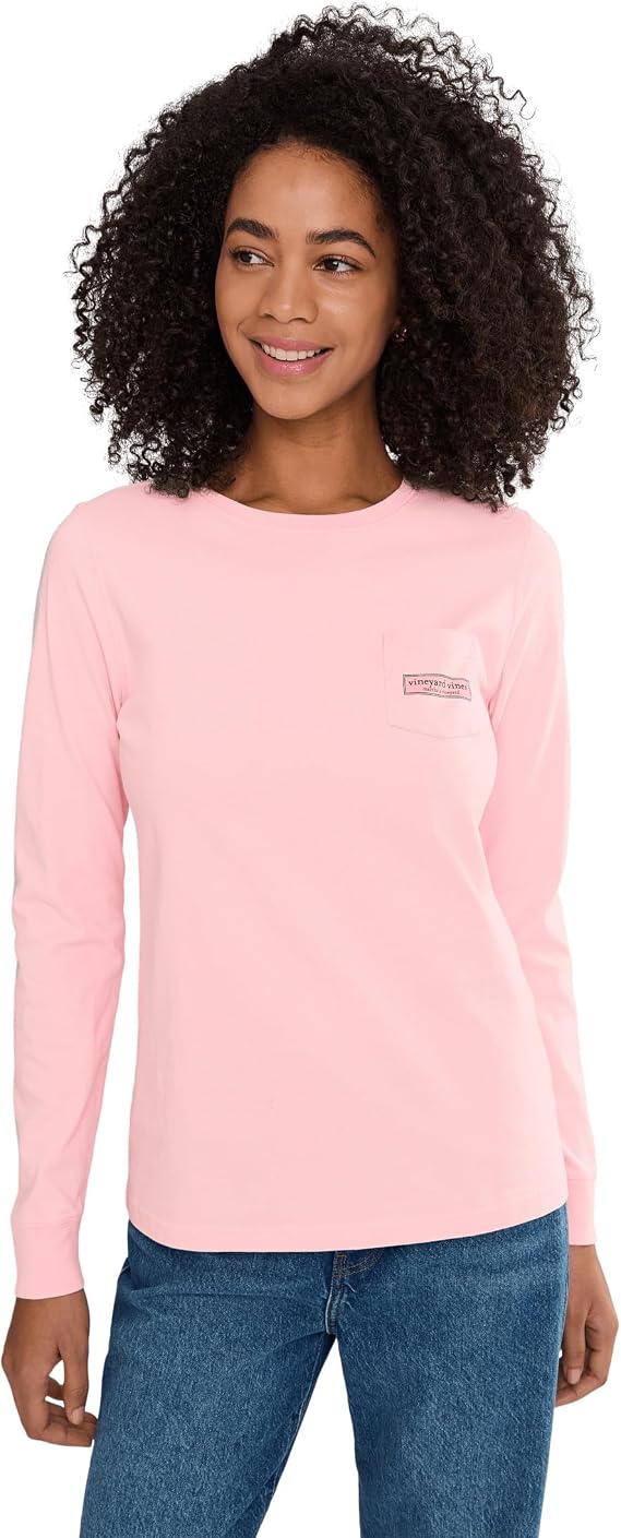 vineyard vines Whale Long Sleeve Pocket Tee