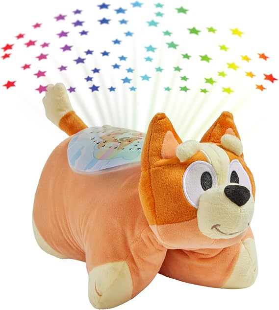 Pillow Pets 11" BBC Studios Bingo Plush Toy Stuffed Animal - Soft Pillow Sleeptime Light