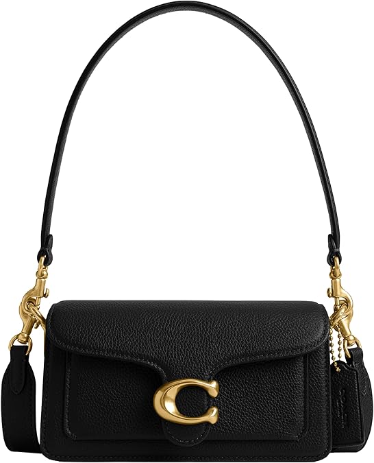 Coach Women's Tabby Shoulder Handbag, Jet Black, One Size