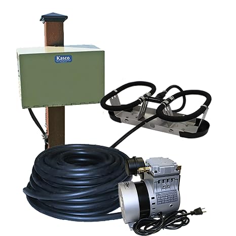Kasco RobustAire Diffused Aeration, 1 Diffuser, 1/4HP 120V Compressor
