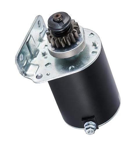 Starter Replace Briggs-Stratton Cub Cadet Toro Lawn and Garden Tractor | 5777 with Steel Gear for Briggs and Stratton Cub Cadet 14.5 16 16.5 17 17.5 18 18.5 HP 593934 693551 LG693551