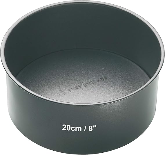 MasterClass 20cm Non-Stick Deep Round Cake Tin with Loose Base, PFAS-Free