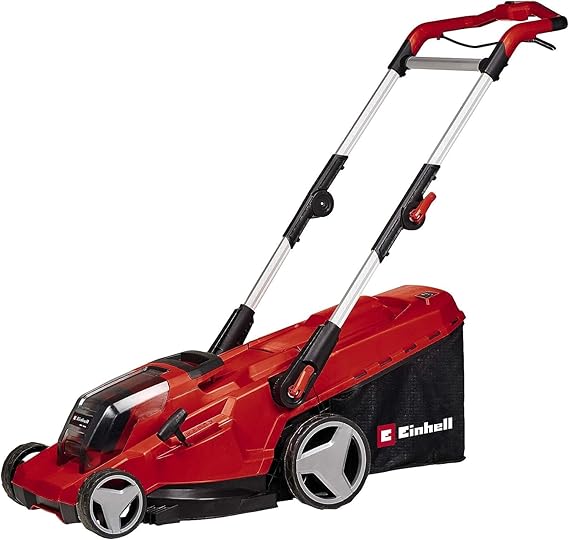 Einhell Cordless Lawn Mower GP-CM 36/41 Li-Solo Power X-Change (36 V, 41 cm cutting width, up to 500 m², coal-free, 50L collection chamber, 25-75 mm cutting height) - 3413275