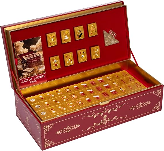 Vie TRIOMPHE Chinese Wedding Mahjong Set, 144 Large Tiles