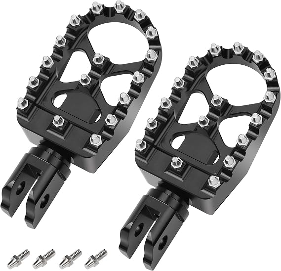 M8 Softail Front Foot Pegs compatible with Harley Davidson 2018-2025 FXST FXBB FXLR FXLRS FXLRST FLSB FXBR FXBRS RH1250S Street Bob Low Rider LowRider Breakout Rider's Footrest Pedal