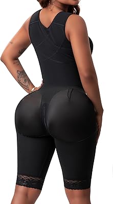 Snatched Body - Womens Stage 1 Faja Colombianas with Bra Shapewear BBL Post Surgery Compression Garment Butt Lifting