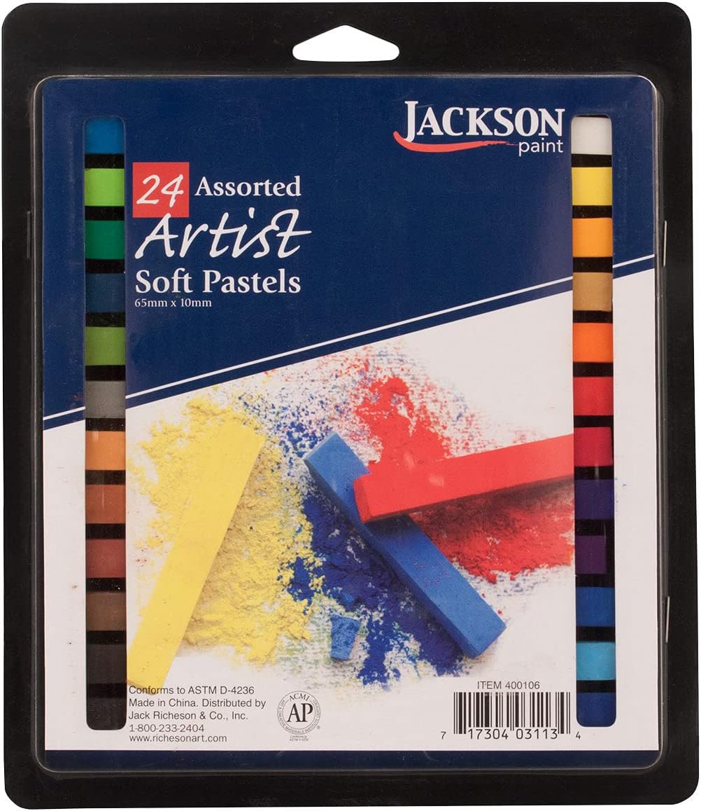 Jack Richeson Jackson Pastels Set of 24, Assorted