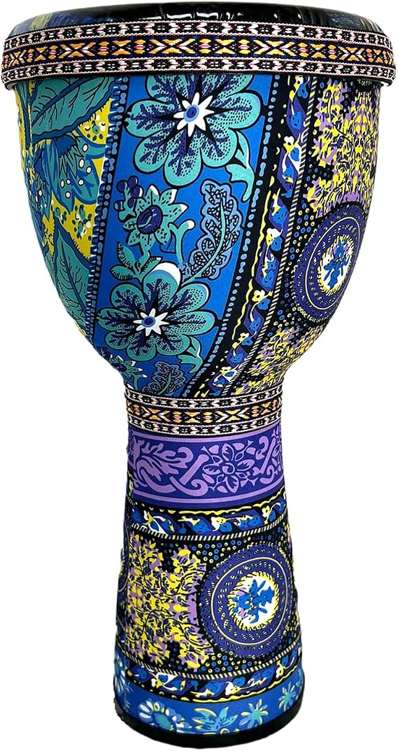 RUOSWTE Djembe Drum,Drum Circles,Africa Drums, West African Style, Bongos,Music Healing Instrument (A)