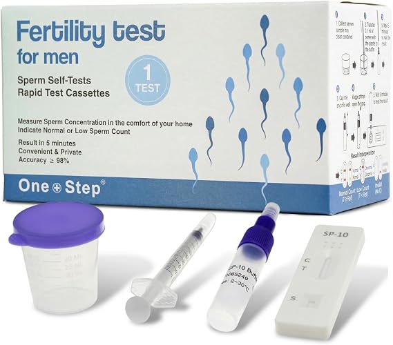 One Step Male Fertility Test Kit, Home Sperm Concentration Tests | SP-10 male fertility test kit with results in 5 minutes. Accurate home sperm concentration tests for men trying to conceive.