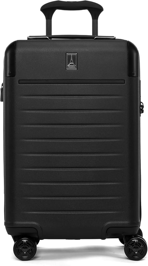 Travelpro Platinum Elite Hardside Carry-On Luggage Spinner, Black, 21-Inch
