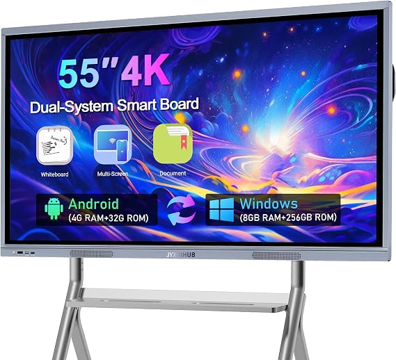 55" 4K Smart Board for Conference Android + Windows