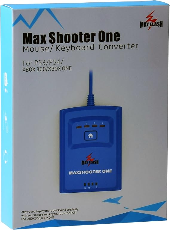 Mayflash Max Shooter ONE Mouse Keyboard Converter for PS3 PS4 Xbox 360 Xbox One S Elite