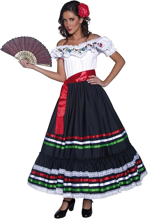 Smiffys Women's Fever Skeleton Costume, Dress and Gloves, Halloween, Fever, Size 2-4, 34192