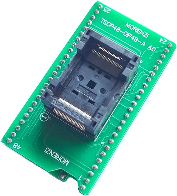 TSOP48 to DIP48 Socket Universal Adapter Nand Nor Flash Eeprom Mcu for IC Chip Reader Writer Programmer