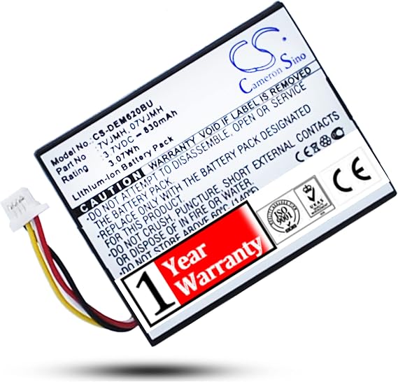 Replacement Battery for DELL PERC H710 H710P H810, PowerEdge M620 R320 R420 R520 R620 R720 R820 T110 II