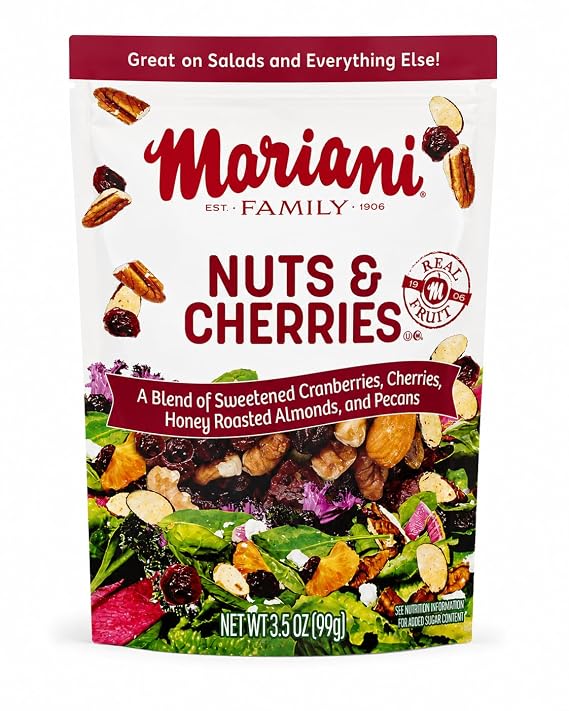 Mariani Toppers, Nuts & Cherries, 3.5 Oz (us)