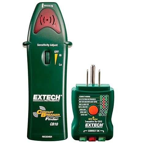 Extech CB10 AC Circuit Breaker Finder and GFCI Receptacle Tester
