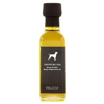 TRUFFLES USA Black Truffle Oil 3.4 fl oz 100ml - Imported from Italy - Cold pressed Extra Virgin Olive Oil
