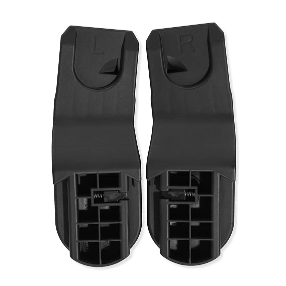 Hauck Universal adapter for Walk N Care stroller for mounting baby seats with Maxi Cosi holder and Hauck Drive N Care - 1 Pair (black), plastic