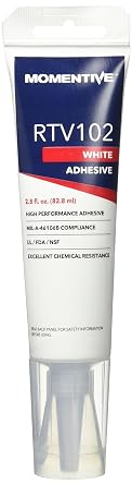 Momentive RTV 109 One Part Silicone Sealant, 10.1 Ounce Caulker, Aluminum Pack of 1