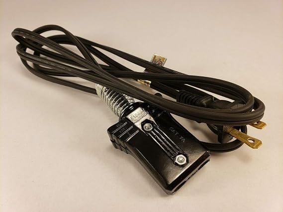 Unswitched Power Cord Replacement for Universal Landers Frary Toaster Model E942 (3/4" 2pin)
