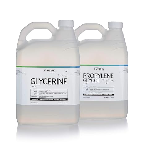 2 Gallon Kit - Vegetable Glycerin -Propylene Glycol 99.998% High Purity USP