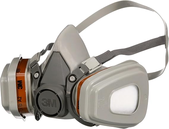 3M Respirator with Replaceable Filters 6002KIT-1, A2P2 Organic Vapours