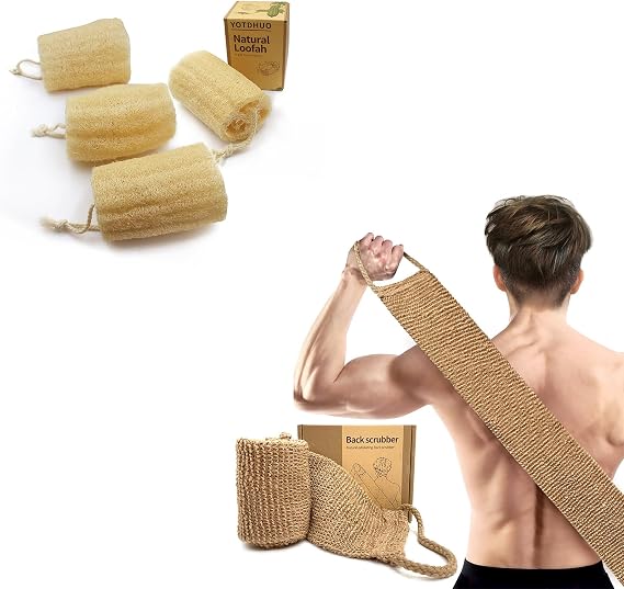 Back Scrubber&Natural loofah