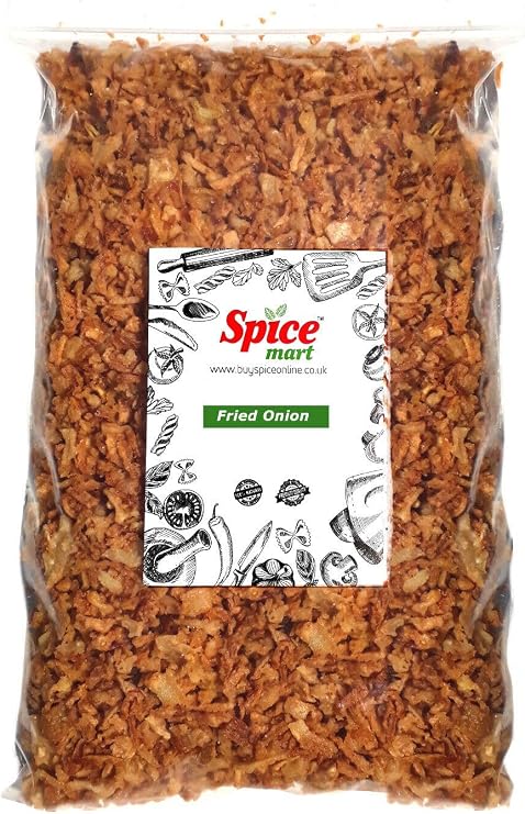 Fried Onions | Onion Flakes Dried | Crispy Onion | Barista | Premium Quality Free UK P&P 50g-1.9kg (90g)