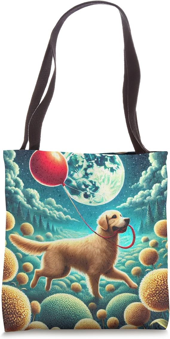 Golden retrievers secret garden Tote Bag