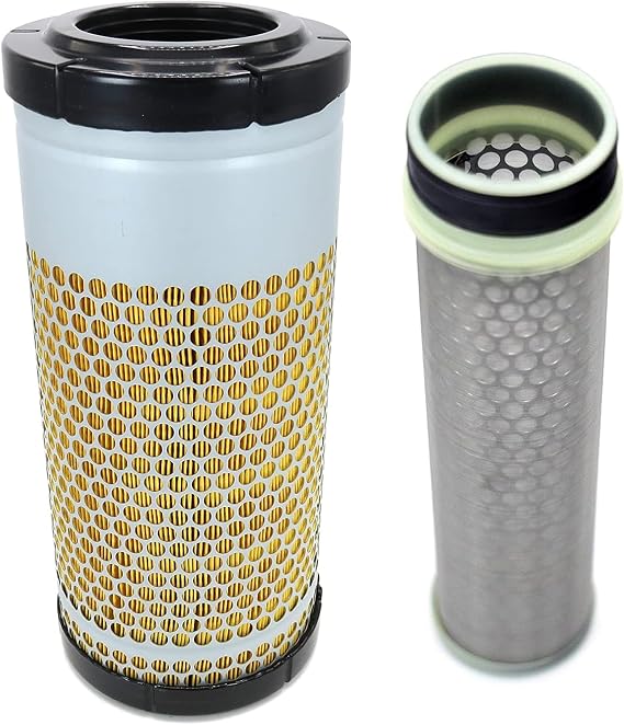 7067436M1 7067437M1 Air Filter Cartridge Kit Compatible With Massey Ferguson 1735M, 1736, 1742, 1754, 1758, 1759, 1740M, 1835M, 1840M