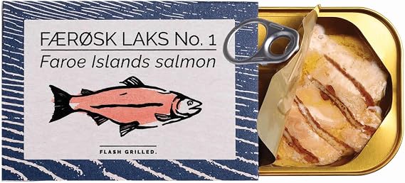 Fangst Færøsk Laks Faroe Islands Grilled Flash Salmon in Cold-Pressed Rapeseed Oil