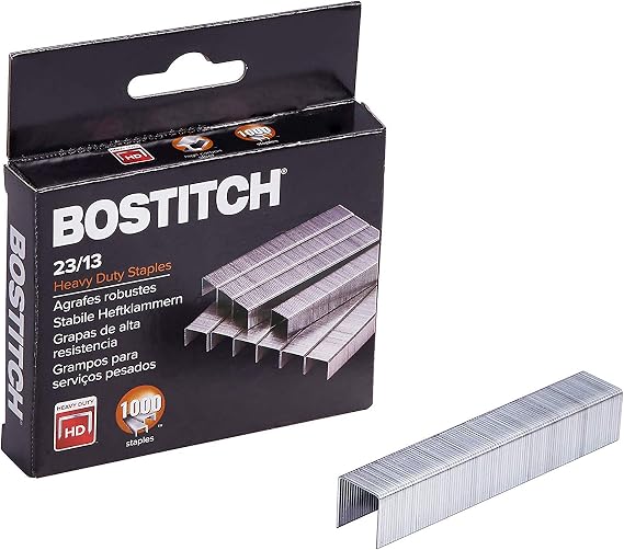 Bostitch Office PaperPro 1913 Heavy Duty 23/13 Staples, 100 Sheet Capacity (Box of 1,000), 6 Pack
