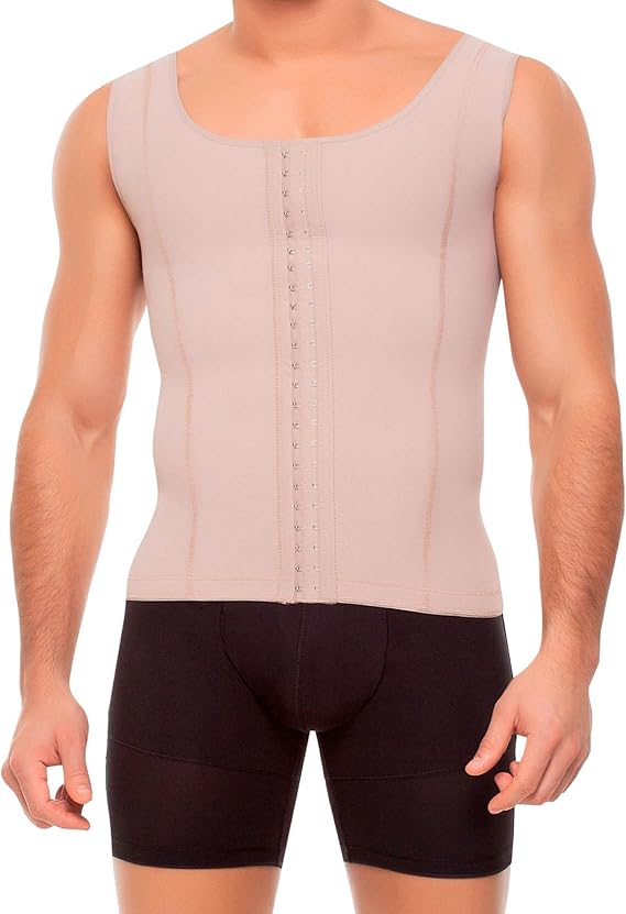 Fajitex Compression Vest for Men Faja Colombiana Para Hombre Body Shaper