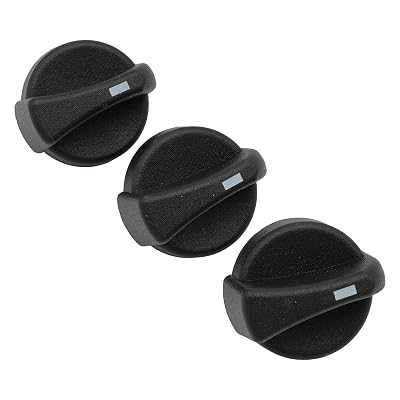 702-5401 AC Heater Control HVAC Knob Compatible with Peterbilt 330 335 357 367 375 379 384 386 387, Replaces 121-0001-000 1210001000 3 Pack- Blower Fan Switch Kit