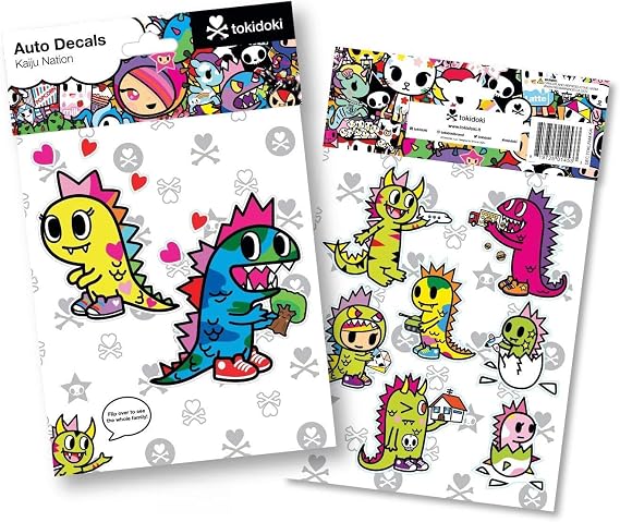 Tokidoki Family Decals - Kaiju Nation