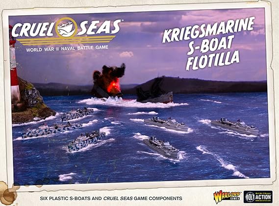 Cruel Seas Kriegsmarine S-boat Flotilla World War II Naval Battle Game