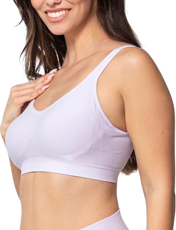 Underoutfit Wireless Compression Everyday Bras for Women - Small to Plus Sizes