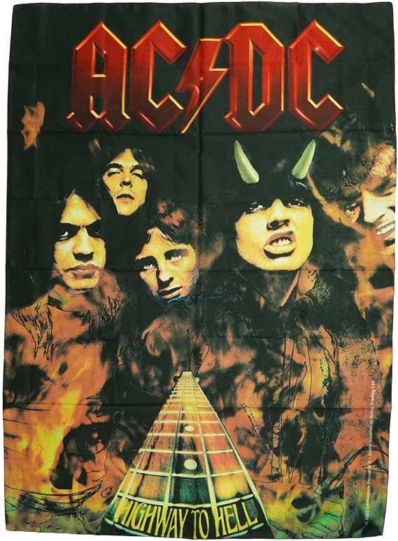 AC/DC- Highway To Hell Fabric Poster 30 x 40in