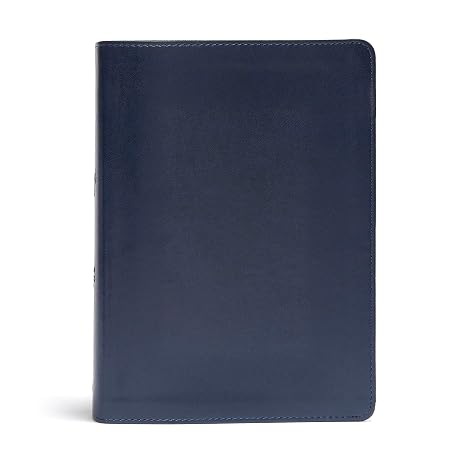 CSB She Reads Truth Bible, Navy LeatherTouch, Black Letter, Full-Color Design, Wide Margins, Notetaking Space, Devotionals, Reading Plans, Easy-to-Read Bible Serif Type