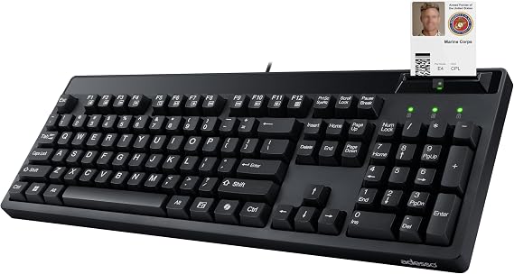 Adesso EasyTouch 130SB Wired Mechanical Keyboard, Red Switches, 104 Key